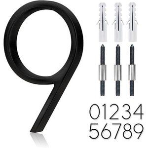 5"Stainless Steel Floating House Number,Metal Modern House Numbers,Mailbox Decor